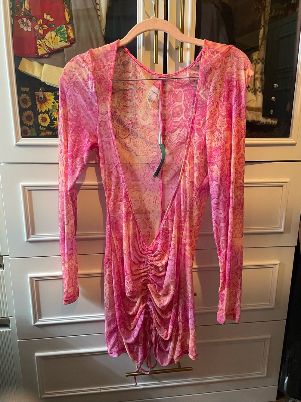 Fashion nova Ruched swimsuit coverup